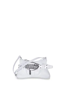 Dsquared2 White Leather Mini Gothic Bag