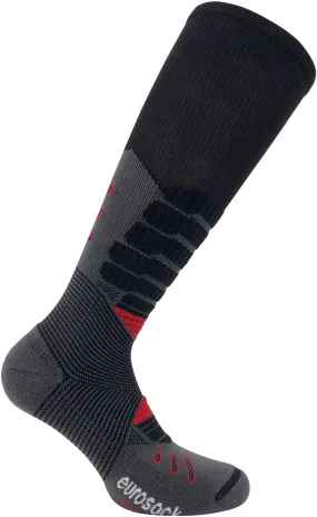 Eurosock Ski Compression Socks - Black-red - Small