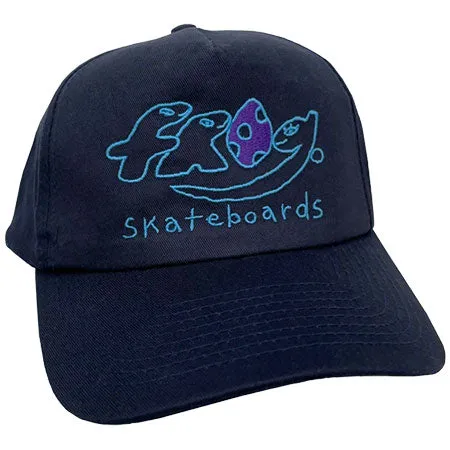 Frog Skateboards Dino Logo 5-Panel Snap-Back  Hat