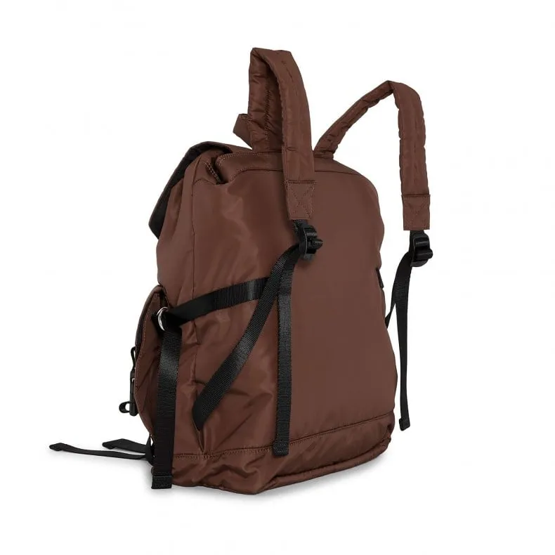 GANNI Recycled Tech Backpack (Chocolate Fondant)