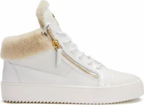 Giuseppe Zanotti Kriss leather mid-top sneakers White