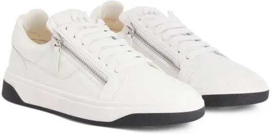 Giuseppe Zanotti zip-details low-top sneakers White