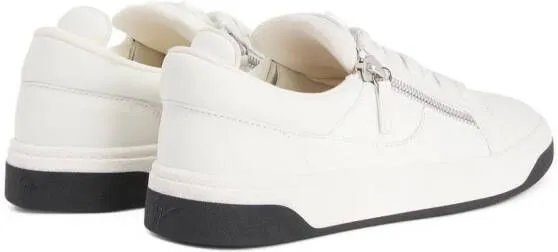 Giuseppe Zanotti zip-details low-top sneakers White