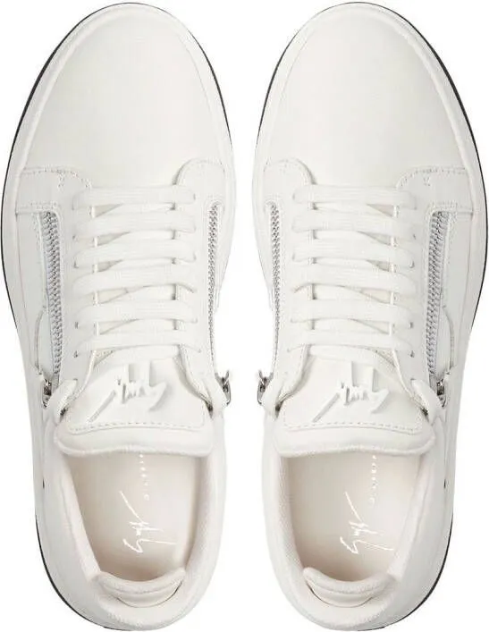 Giuseppe Zanotti zip-details low-top sneakers White