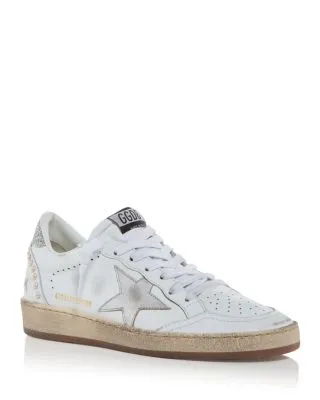 Golden Goose Unisex Ball Star Embellished Low Top Sneakers