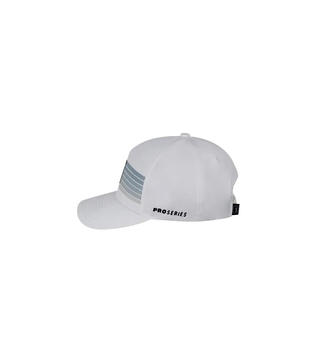 Golf mens striped cap bright white PGA Tour