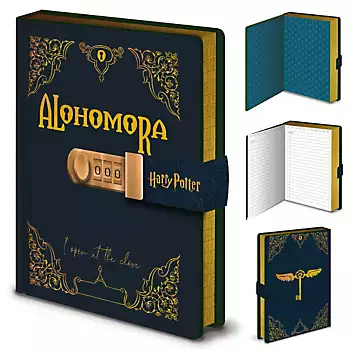 Harry Potter Alohomora A5 Lockable Undated Diary | Kaleidoscope