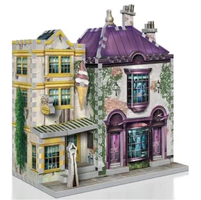 Harry Potter Diagon Alley Collection Madam Malkins & Florean Fortescues 3D Puzzle