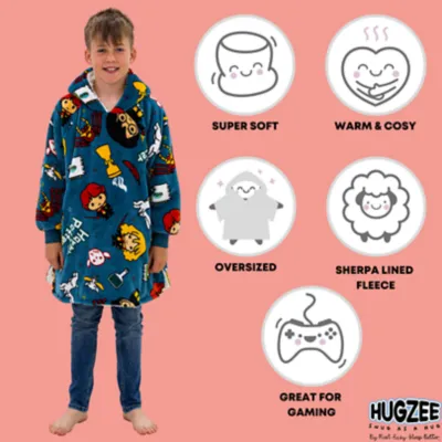 Harry Potter Hugzee Wearable Hooded Fleece | #department | George at ASDA