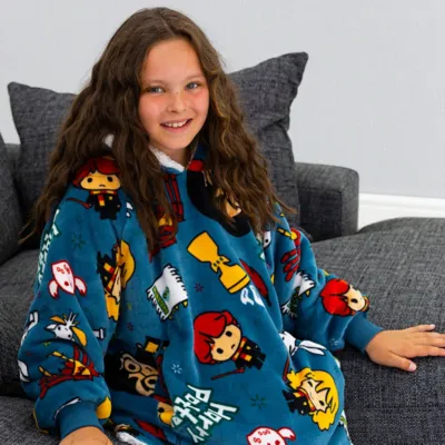 Harry Potter Hugzee Wearable Hooded Fleece | #department | George at ASDA