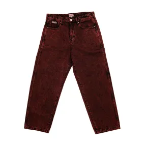 HODDLE SKATEBOARDS 16 OUNCE DEMIM RANGER JEAN RED WASH