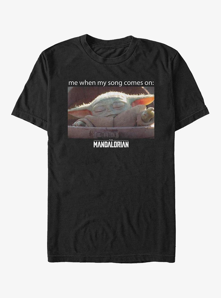 Hot Topic Extra Soft Star Wars The Mandalorian Song Meme T-Shirt