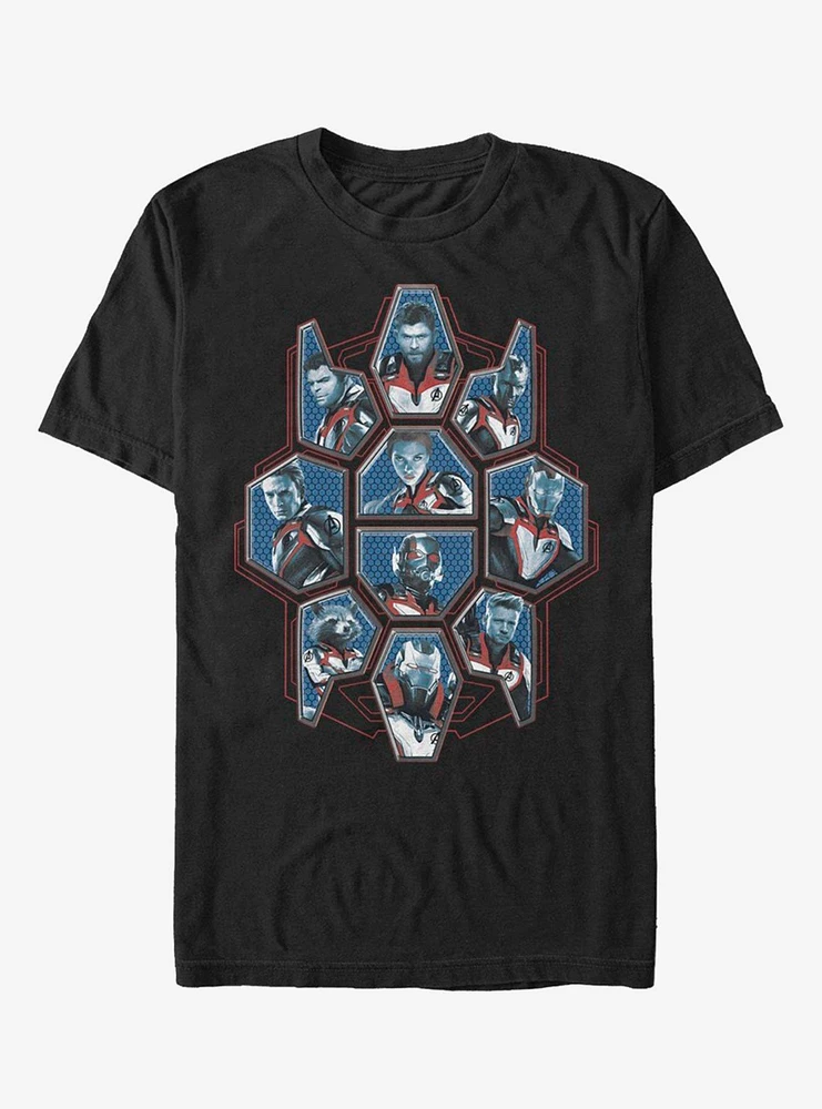 Hot Topic Marvel Avengers: Endgame Character Group T-Shirt