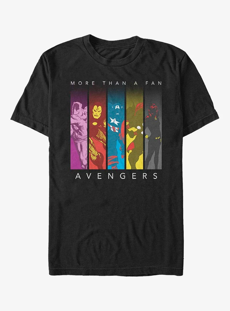 Hot Topic Marvel Avengers Fan Favs T-Shirt