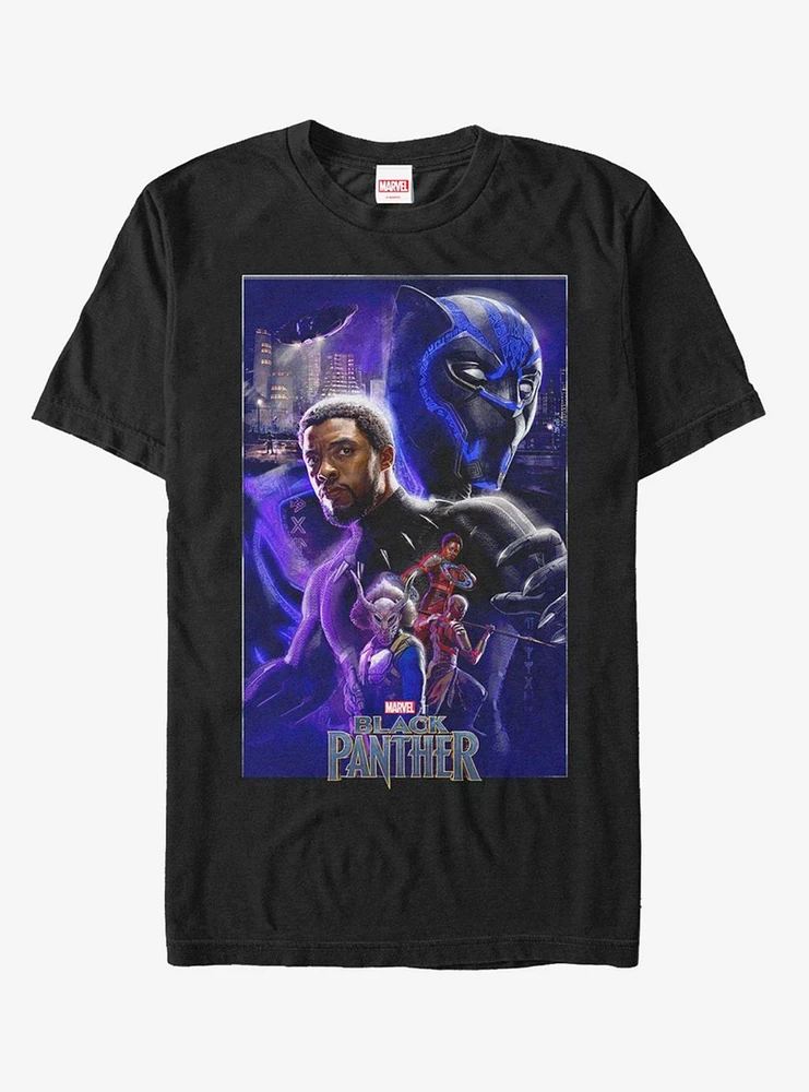 Hot Topic Marvel Black Panther Light T-Shirt