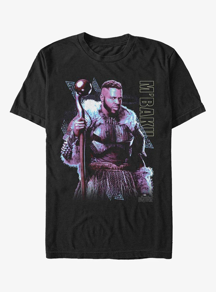 Hot Topic Marvel Black Panther MBaku Leader T-Shirt