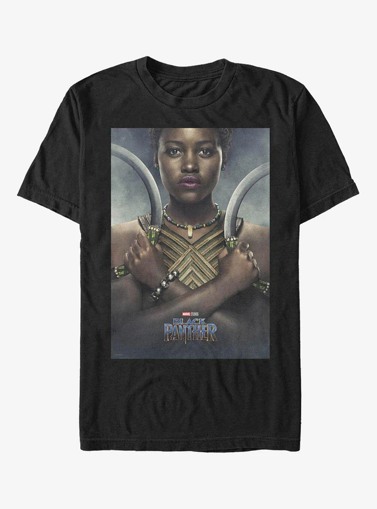 Hot Topic Marvel Black Panther Nakia Poster T-Shirt