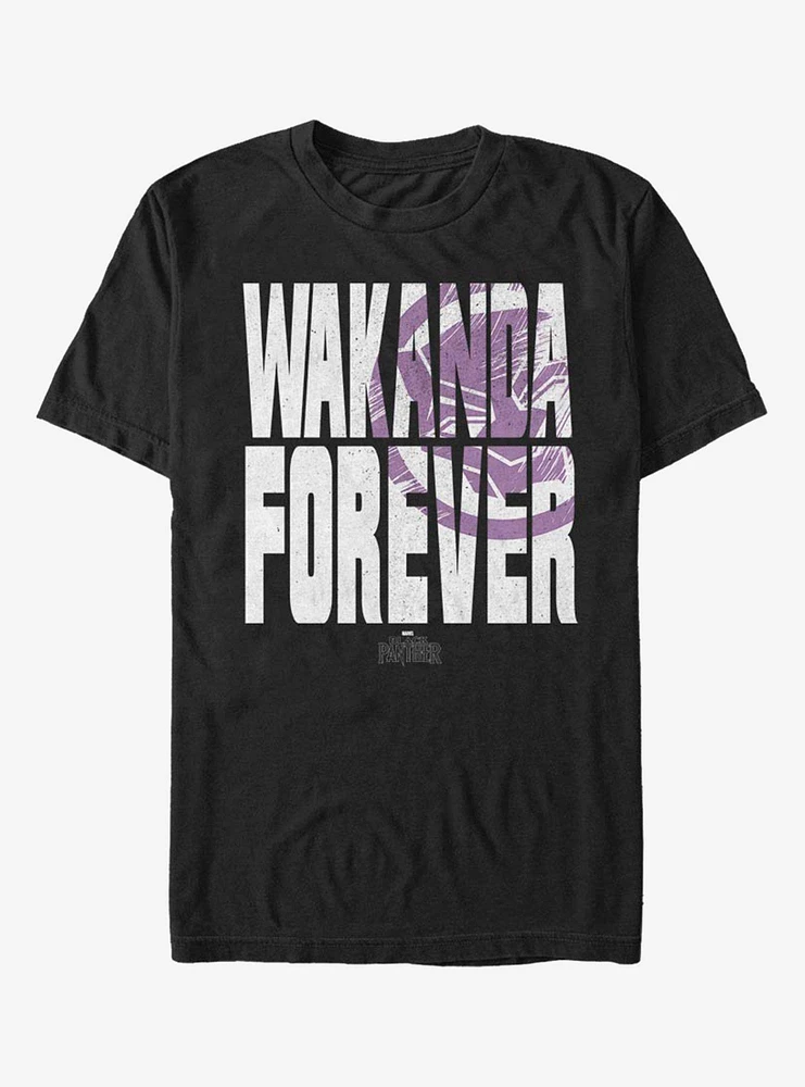 Hot Topic Marvel Black Panther Wakanda Stands T-Shirt