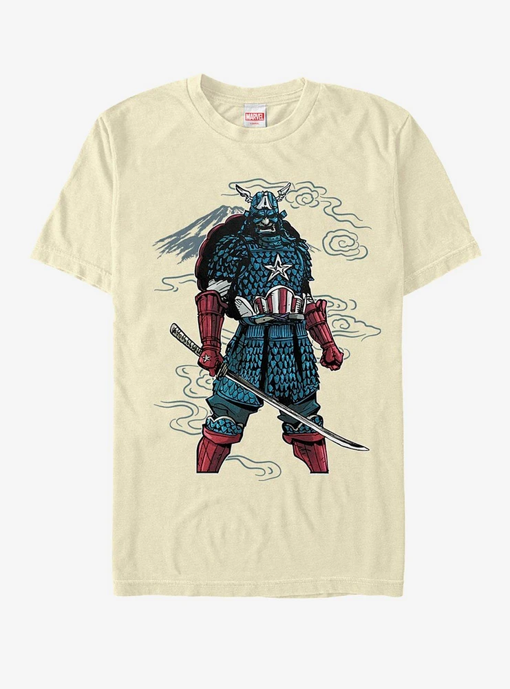 Hot Topic Marvel Capt America Mountain Warrior T-Shirt