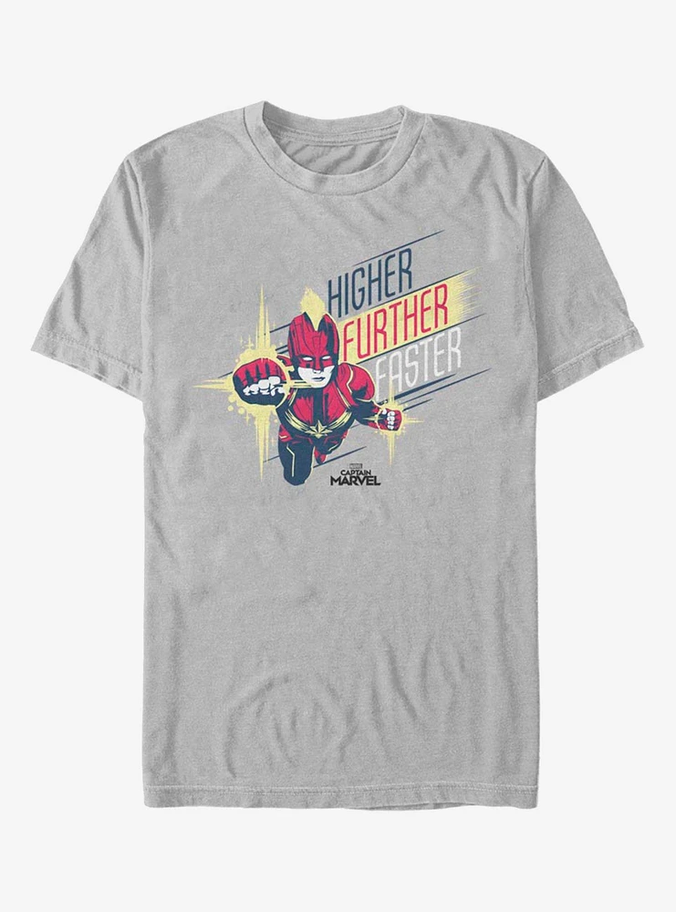 Hot Topic Marvel Captain Powerful Strike T-Shirt