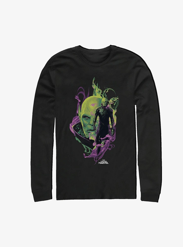 Hot Topic Marvel Captain Smoke Long-Sleeve T-Shirt