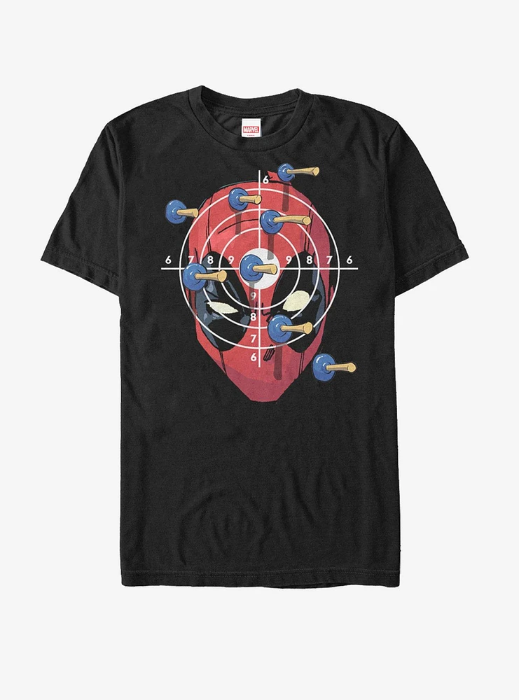 Hot Topic Marvel Deadpool Target Practice T-Shirt