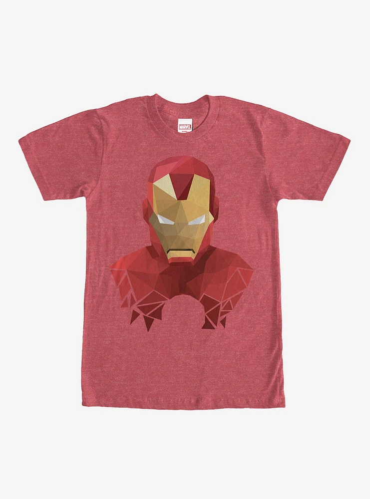 Hot Topic Marvel Geometric Iron Man T-Shirt