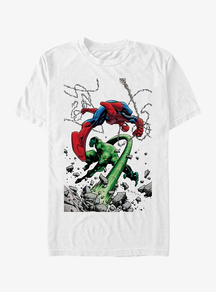 Hot Topic Marvel Spider-Man Action Dec.18 T-Shirt