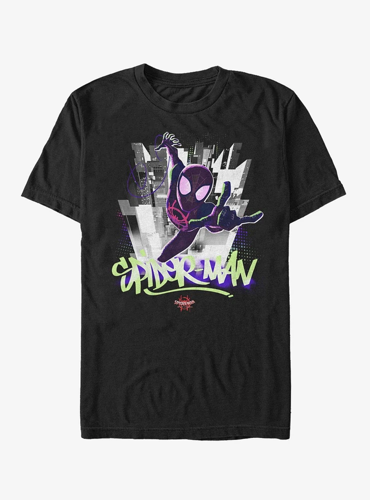 Hot Topic Marvel Spider-Man Brooklyn Graffiti T-Shirt