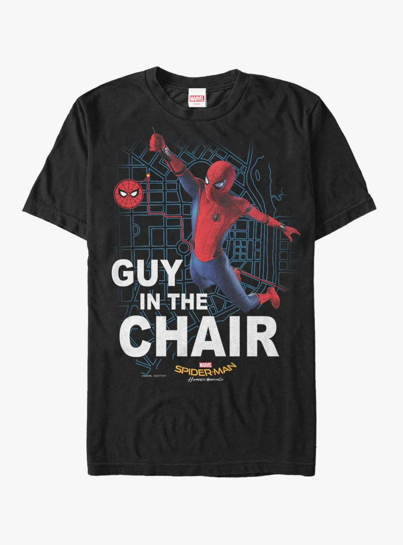 Hot Topic Marvel Spider-Man: Far From Home Directors Chair T-Shirt