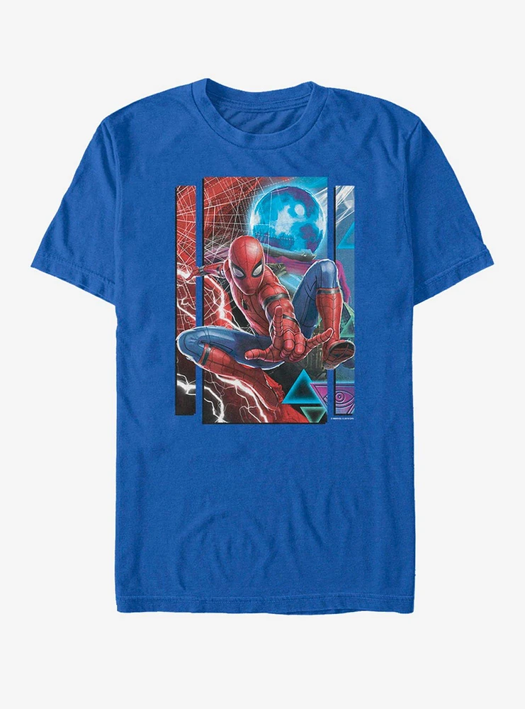 Hot Topic Marvel Spider-Man Far From Home Mysterio Symbols T-Shirt