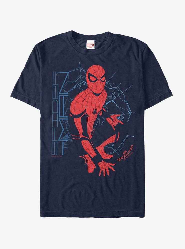 Hot Topic Marvel Spider-Man: Far From Home Seeing Red T-Shirt