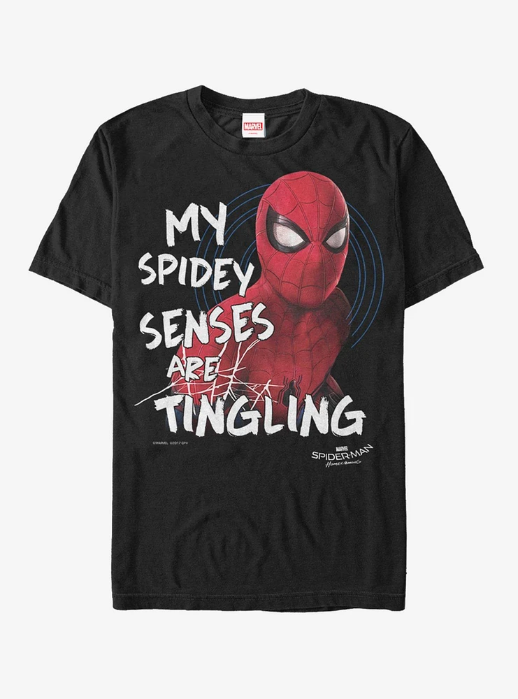 Hot Topic Marvel Spider-Man: Far From Home Spidey Senses T-Shirt