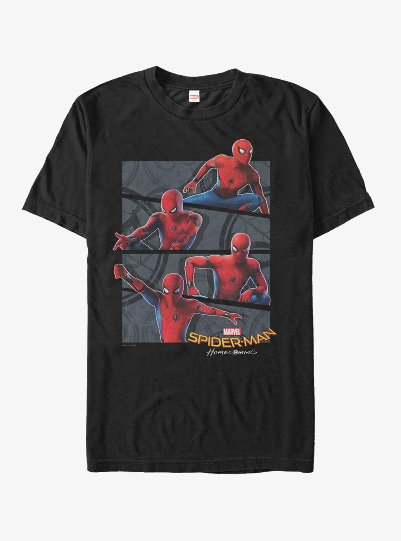 Hot Topic Marvel Spider-Man: Far From Home Spidey Times Four T-Shirt