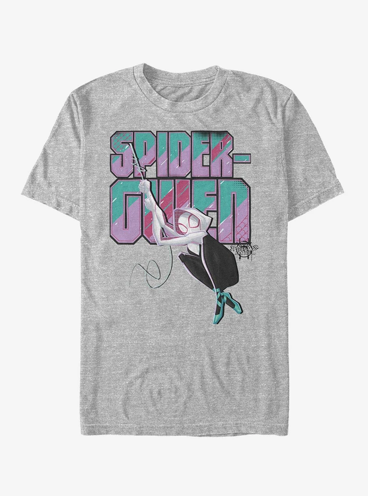 Hot Topic Marvel Spider-Man: Into The Spider-Verse Spider-Gwen Gwen Swinging T-Shirt