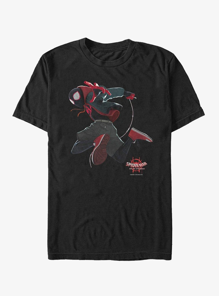 Hot Topic Marvel Spider-Man Jumped Miles T-Shirt