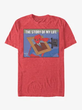 Hot Topic Marvel Spider-Man Life Story T-Shirt