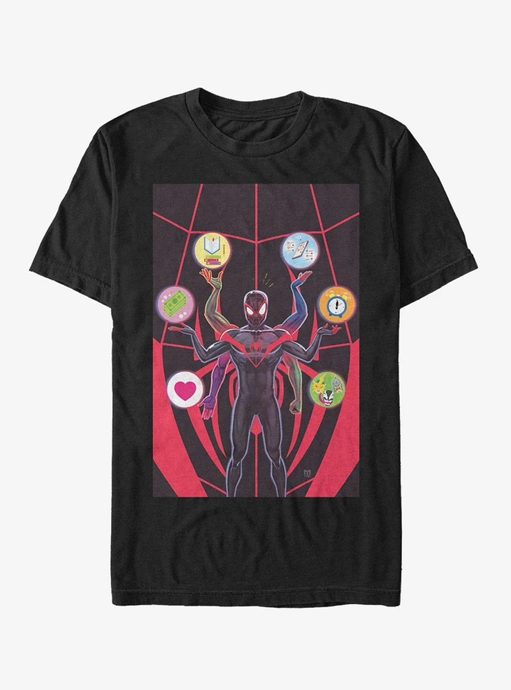 Hot Topic Marvel Spider-Man Miles Jan.19 T-Shirt