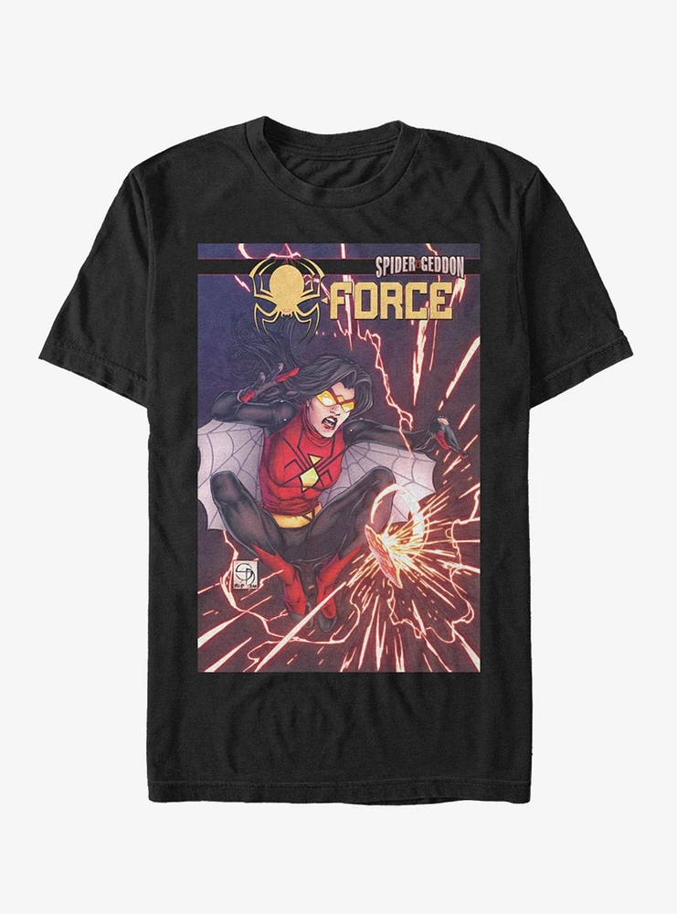 Hot Topic Marvel Spider-Man Spider Force Dec.18 T-Shirt