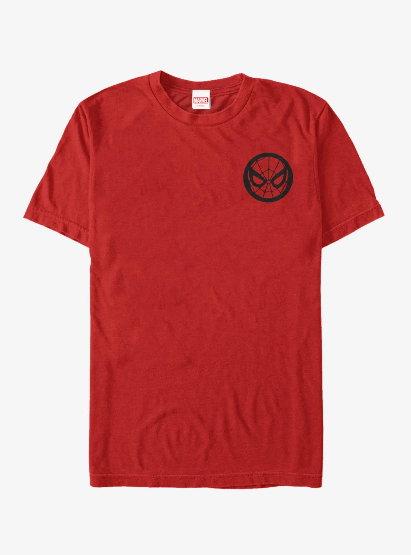 Hot Topic Marvel Spider-Man Spider Man Face Logo T-Shirt