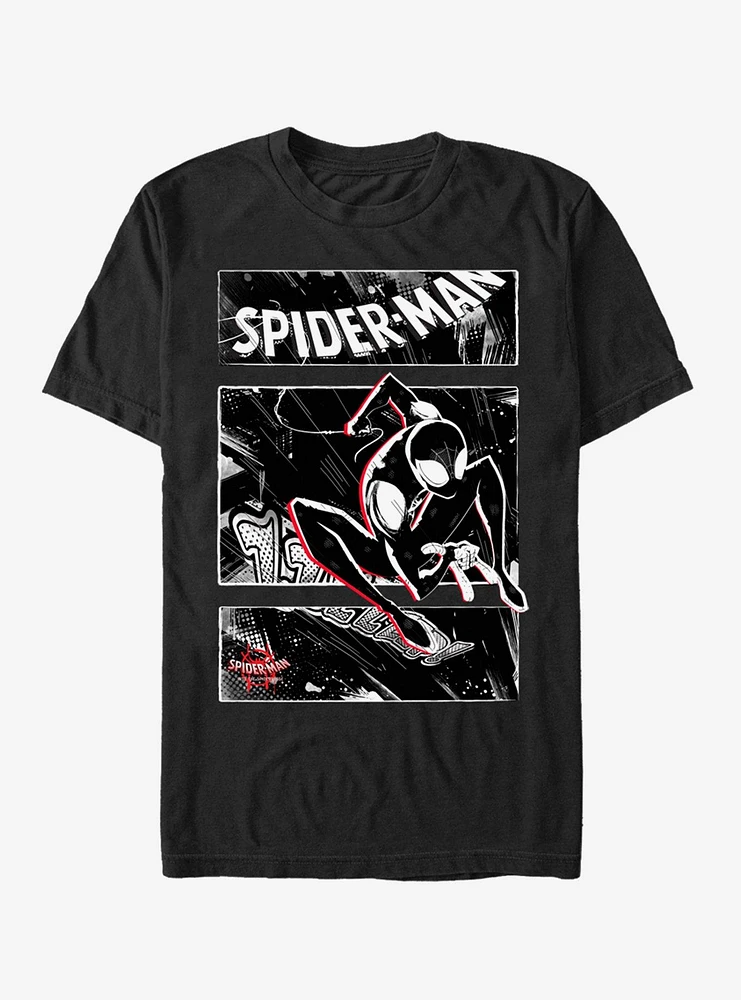 Hot Topic Marvel Spider-Man Street Panels T-Shirt