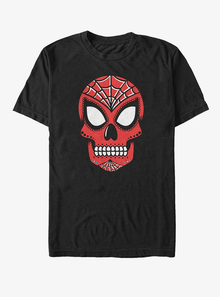 Hot Topic Marvel Spider-Man Sugar Skull T-Shirt