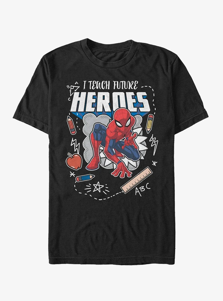 Hot Topic Marvel Spider-Man Super Spider Teach T-Shirt