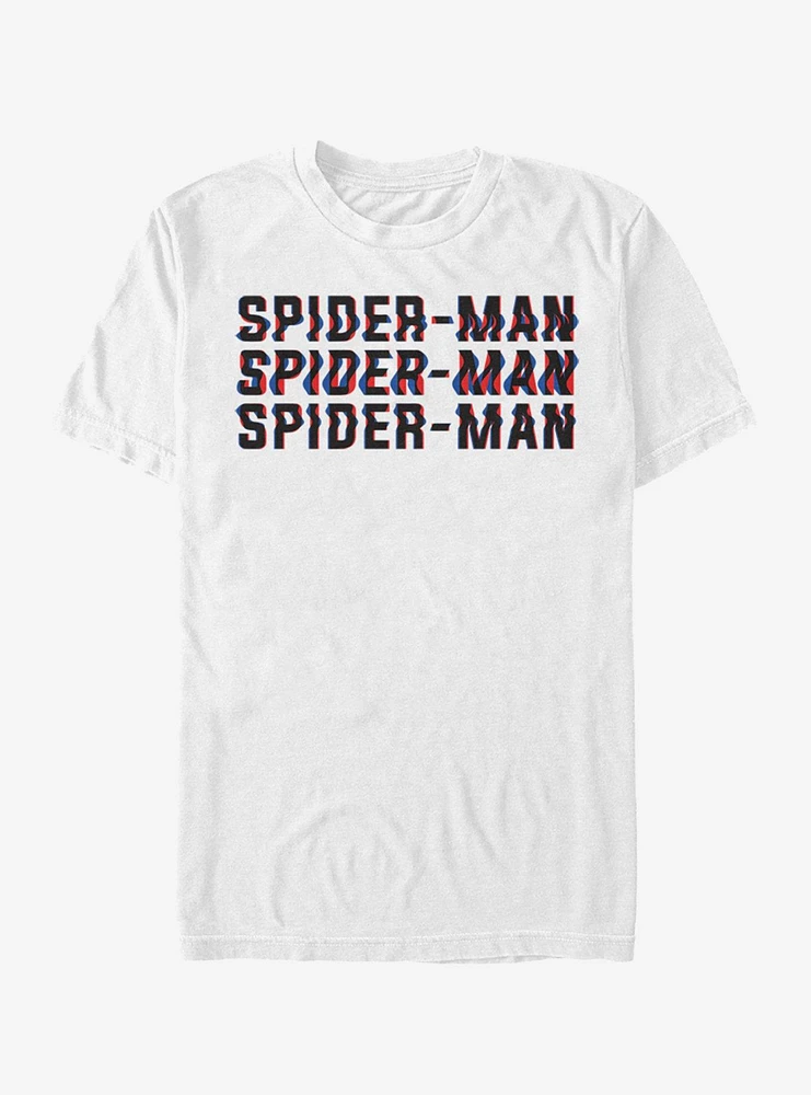 Hot Topic Marvel Spider-Man Triple 3D T-Shirt