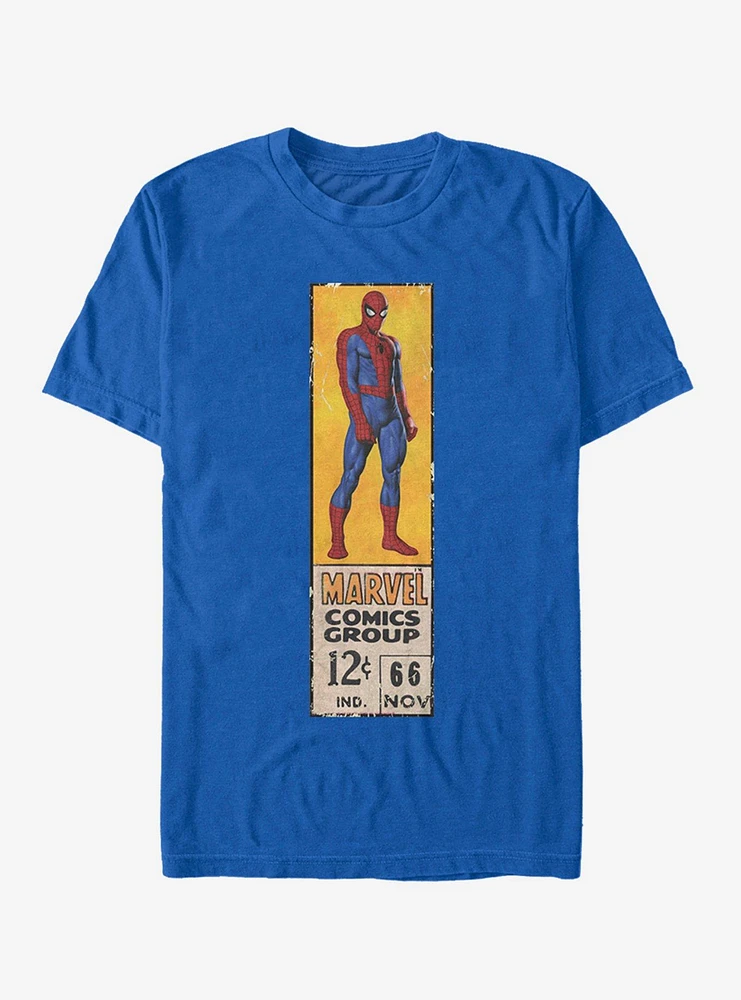 Hot Topic Marvel Spider-Man Vintage Label T-Shirt