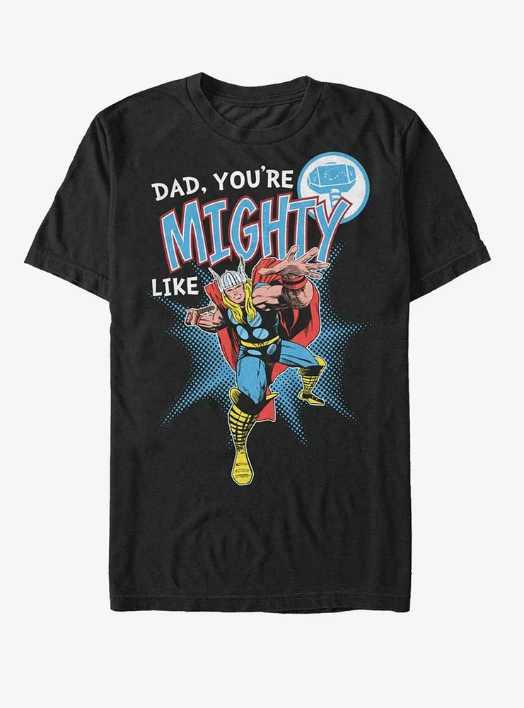 Hot Topic Marvel Thor Mighty like Dad T-Shirt