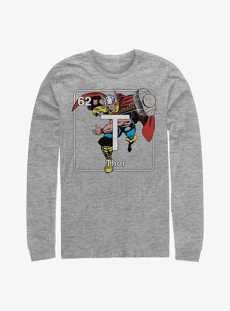 Hot Topic Marvel Thor Periodic Long-Sleeve T-Shirt