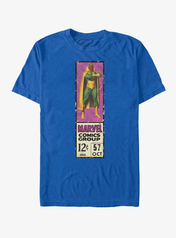 Hot Topic Marvel Vision Label T-Shirt