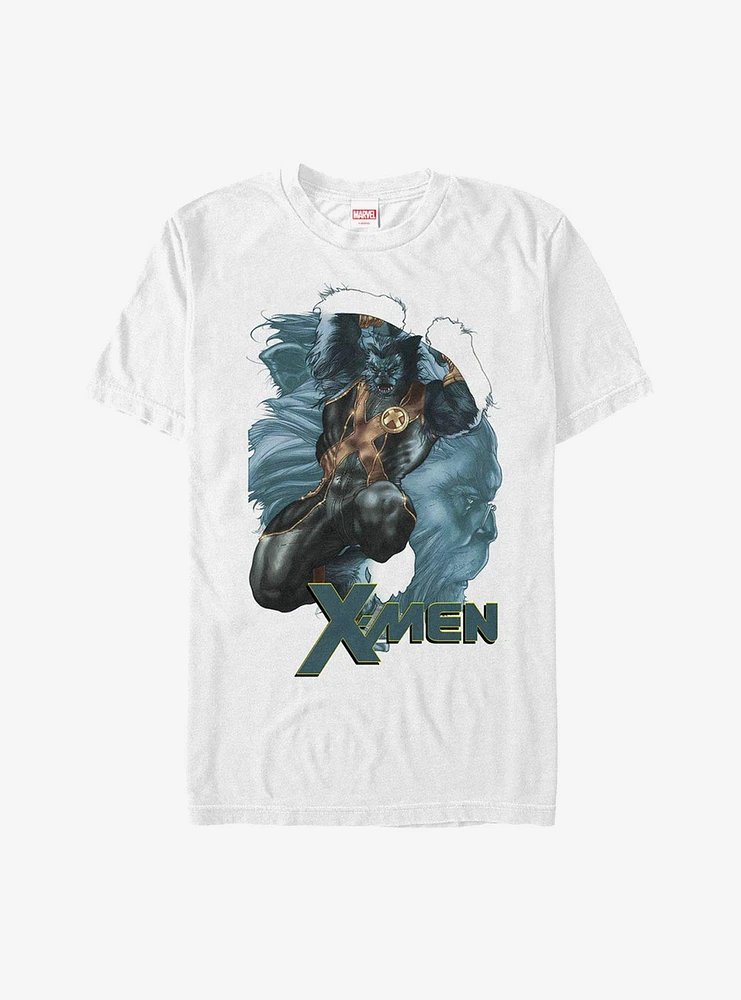 Hot Topic Marvel X-Men Beast Profile T-Shirt