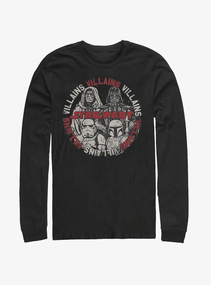 Hot Topic Star Wars Dark Villains Long-Sleeve T-Shirt